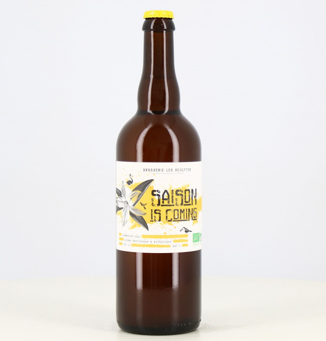 DLUO Bière blonde Saison is coming Farmhouse Ale 75cl - Les Acolytes 