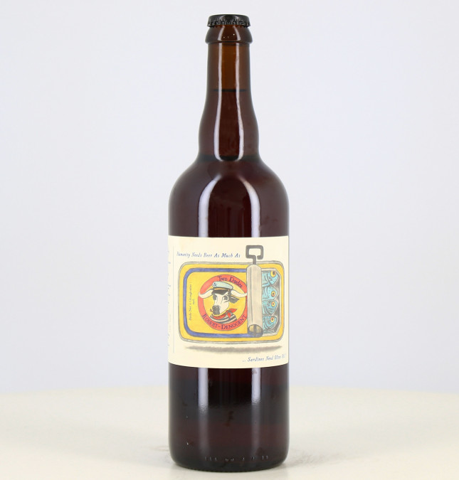 Cerveza triple Les Sardines BA barril Pouilly 8,5% Two Dudes 75cl 