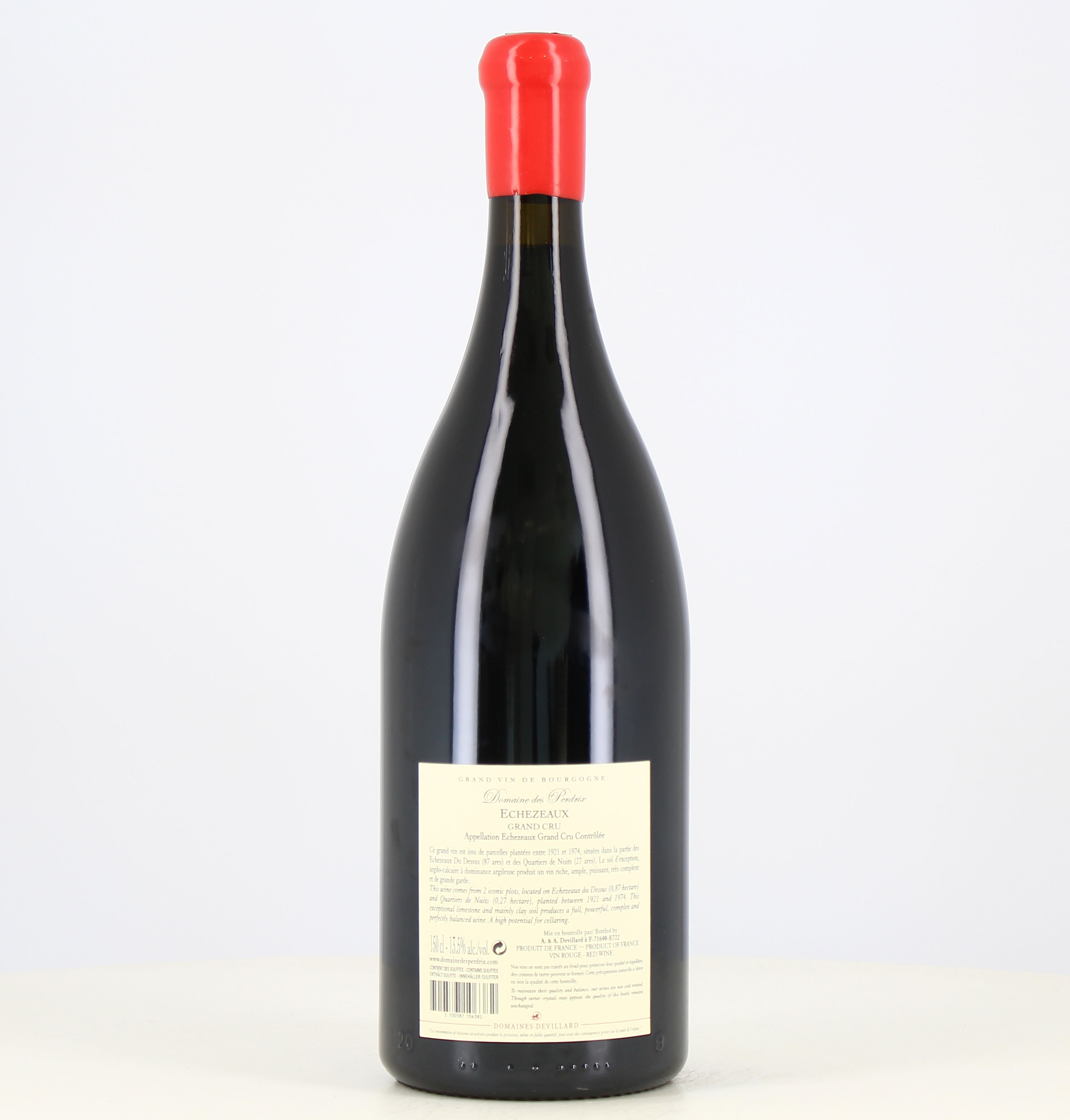 Magnum vin rouge Echezeaux Grand Cru Les Perdrix 2018 - Domaine