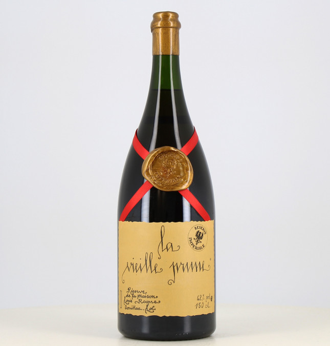 Magnum Vieille Prune Reserve Imperiale Roque Louis 42° means Magnum Old Plum Imperial Reserve by Roque Louis 42°. Magnum Vieille Prune Reserve Imperiale Roque Louis 42° means Magnum Old Plum Imperial Reserve by Roque Louis 42°.