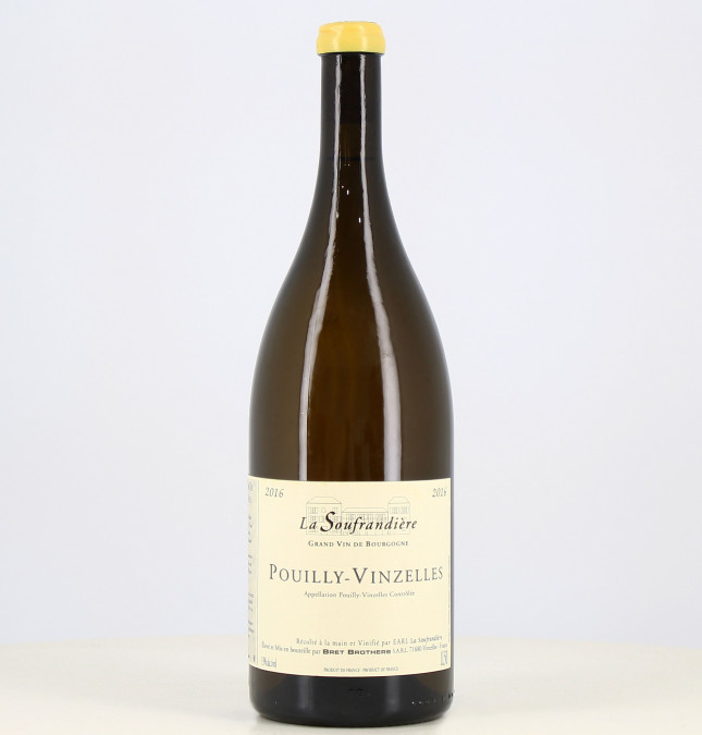 Magnum white wine Pouilly Vinzelles La Soufrandiere Bret Brothers 2016 