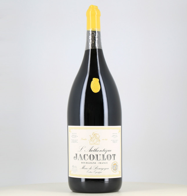 Mathusalem refers to a large bottle size in the wine industry, equivalent to 6 liters or 8 regular bottles. Marc de Bourgogne is 