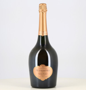 Magnum di Champagne rosé Alexandra con scatola di legno Laurent-Perrier 2004