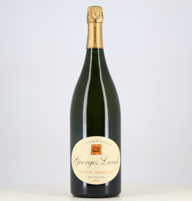 Jeroboam Champagner 1er Cru Cumieres brut nature Georges Laval 2016 Jeroboam Champagner 1er Cru Cumieres brut nature Georges Laval 2016
