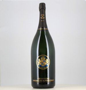 Mathusalem Champagne brut Barons de Rothschild mit Holzkiste