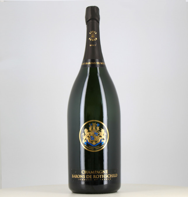 Mathusalem Champagne brut Barons de Rothschild con caja de madera 
