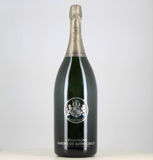 Champagne Mathusalem blanc de blancs Barons de Rothschild.