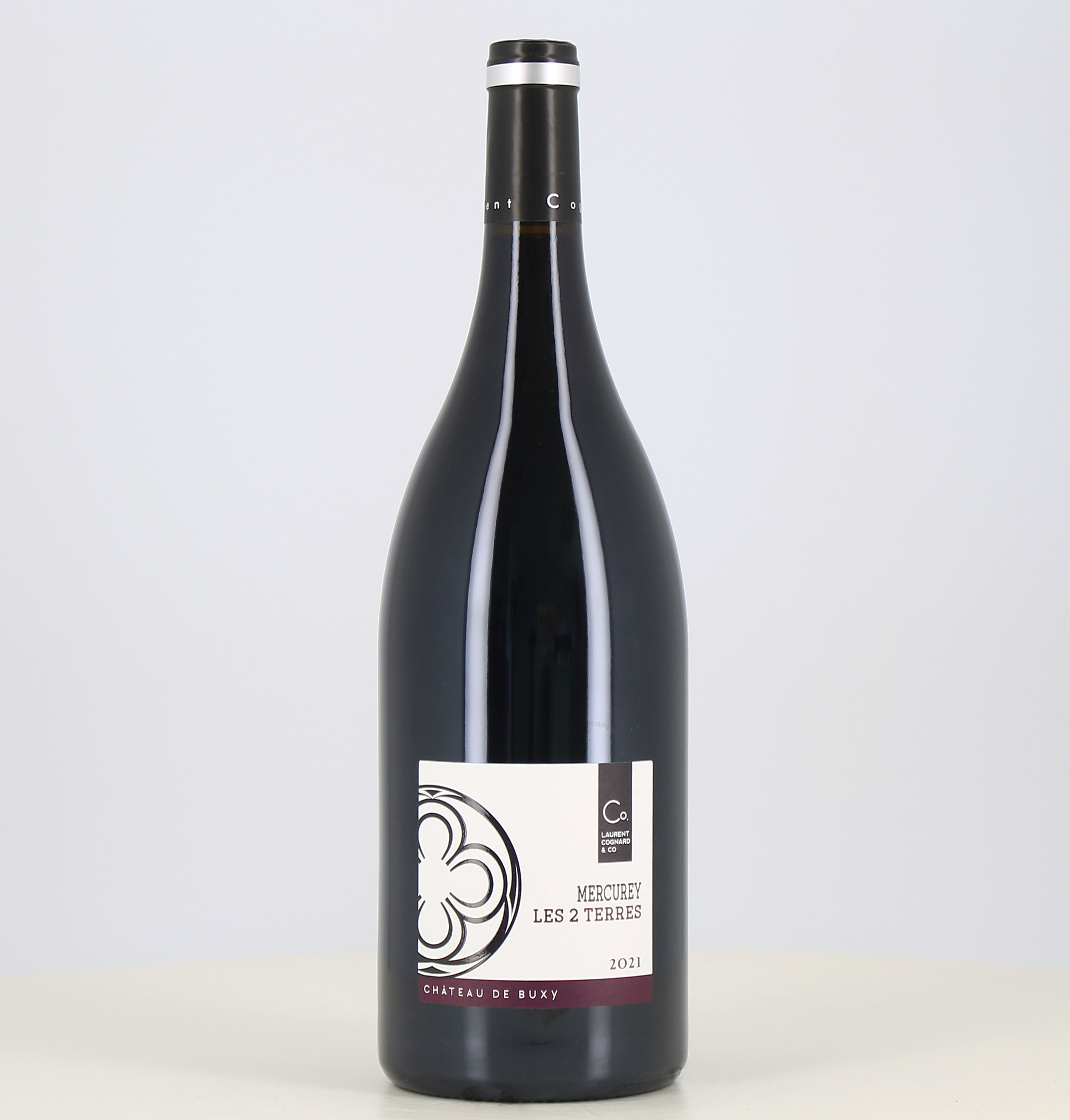 Magnum red wine Mercurey Les 2 Terres Laurent Cognard 2021 Magnum red wine Mercurey Les 2 Terres Laurent Cognard 2021