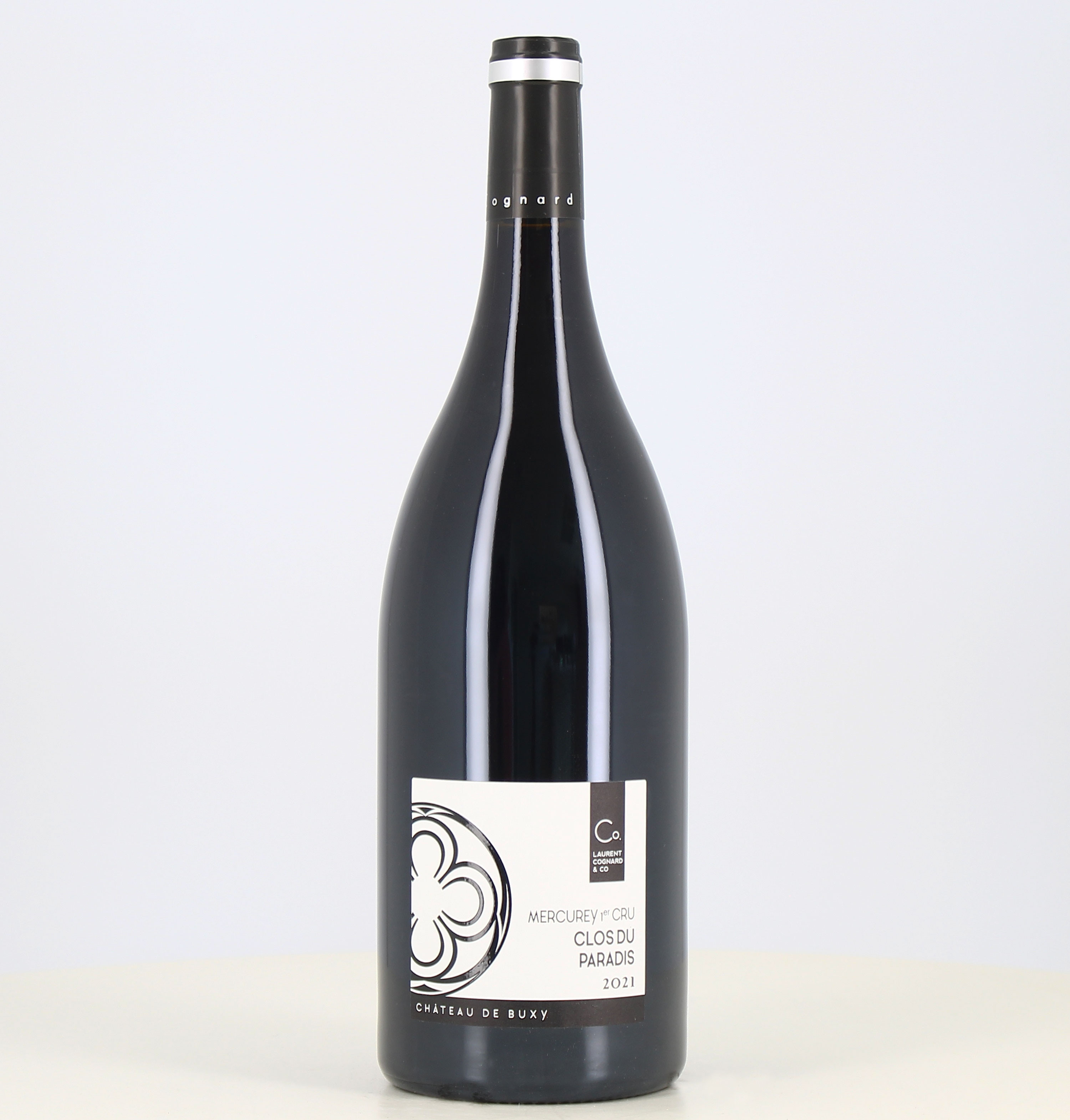 Magnum di vino rosso Mercurey 1er cru Clos du Paradis Laurent Cognard 2021 