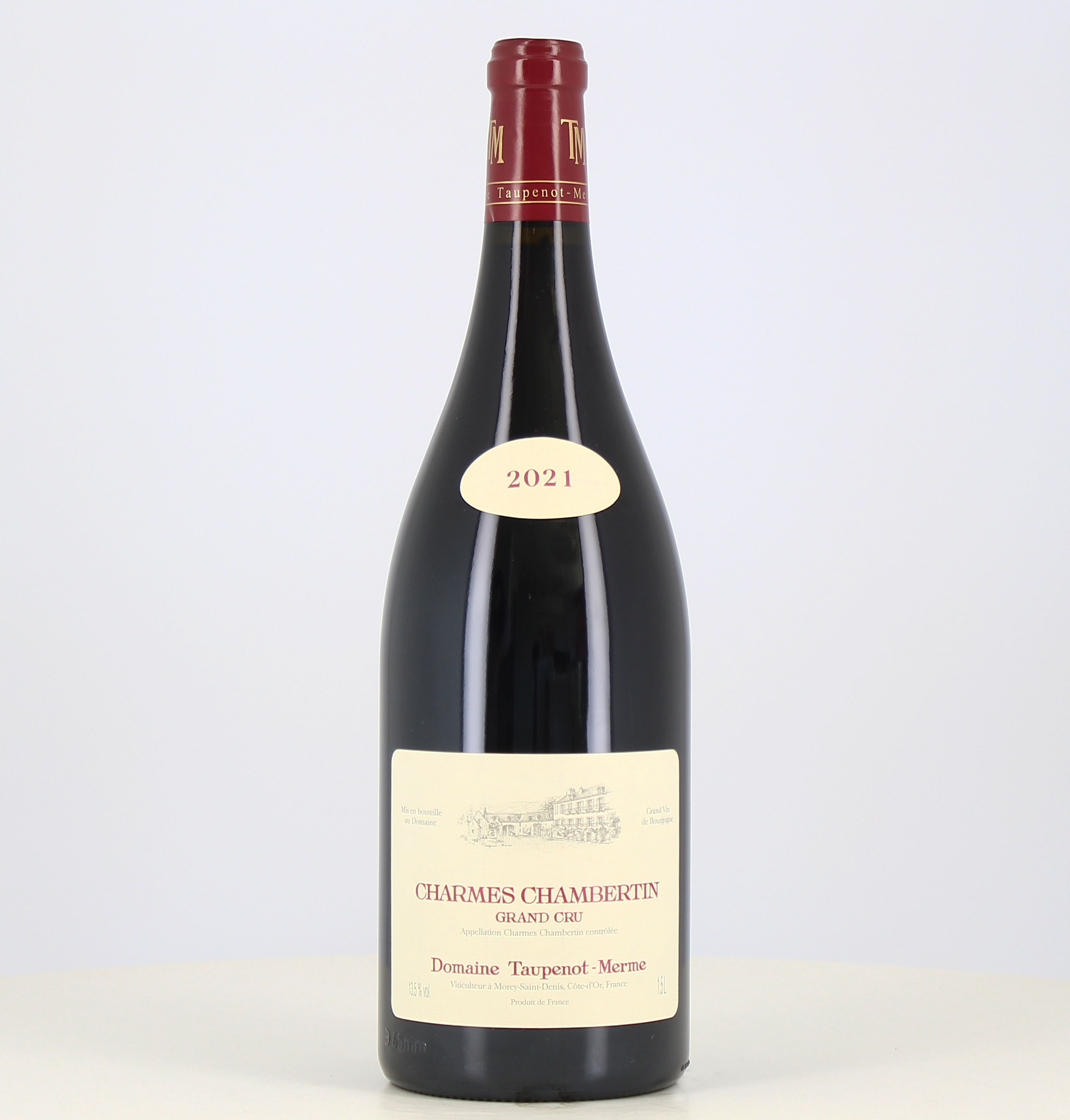 Magnum red wine Charmes Chambertin Grand Cru 2021 from Taupenot-Merne. 