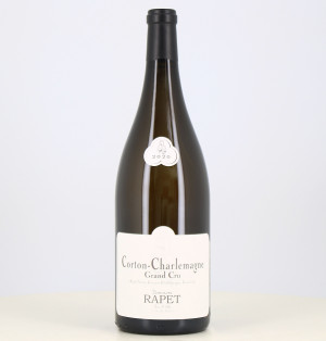 Magnum di vino bianco Corton Charlemagne grand cru domaine Rapet 2020