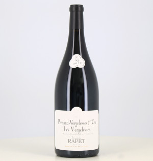 Magnum di vino rosso Pernand Vergelesses 1er cru Les Vergelesses dell'azienda Rapet 2019.