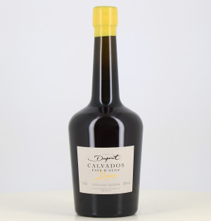 Magnum calvados Pays d'Auge Dupont 20 ans 42°

This translates to:
Magnum calvados Pays d'Auge Dupont 20 years old 42°
