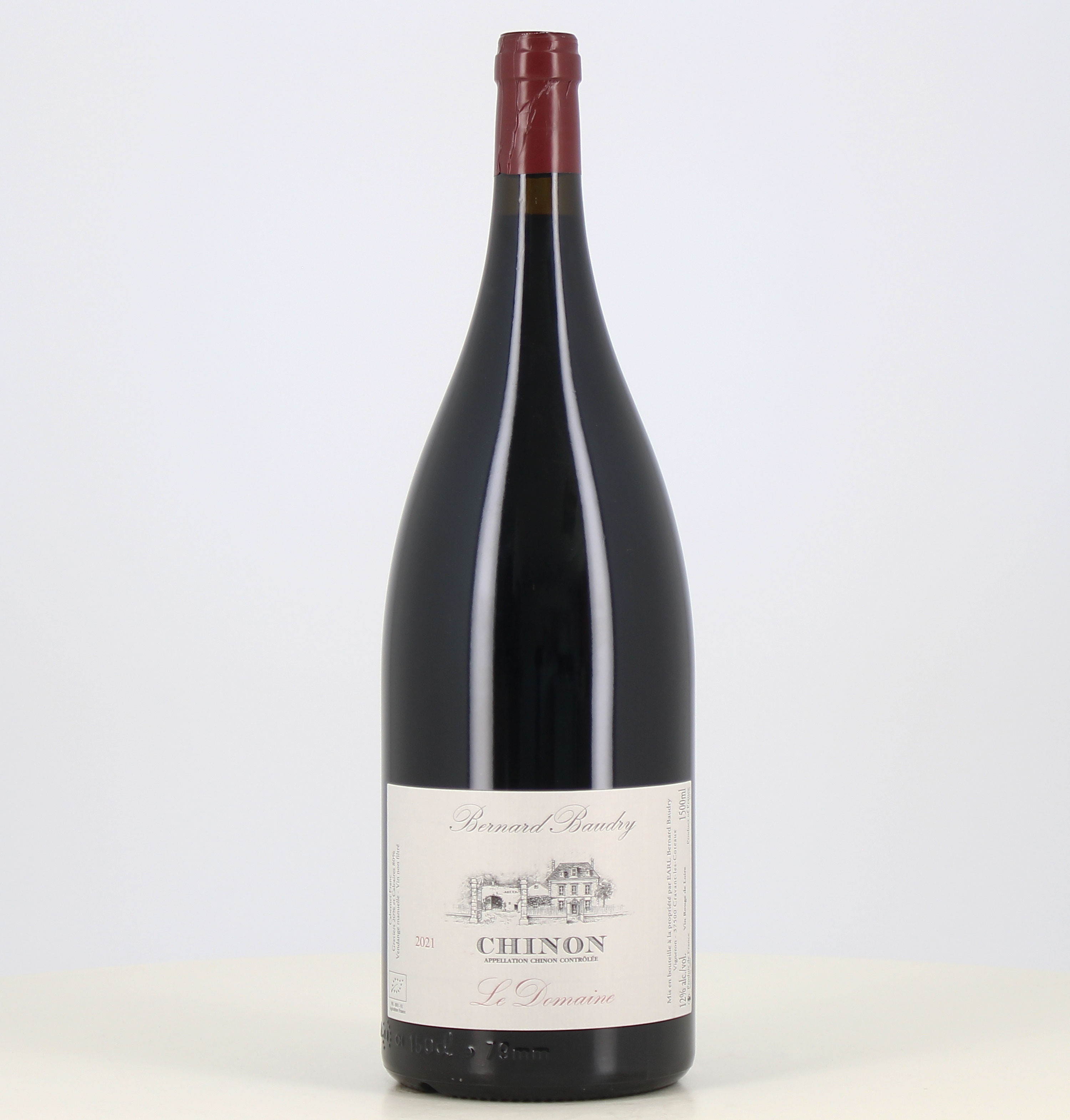 Magnum di vino rosso Chinon Le Domaine Bernard Baudry 2021 