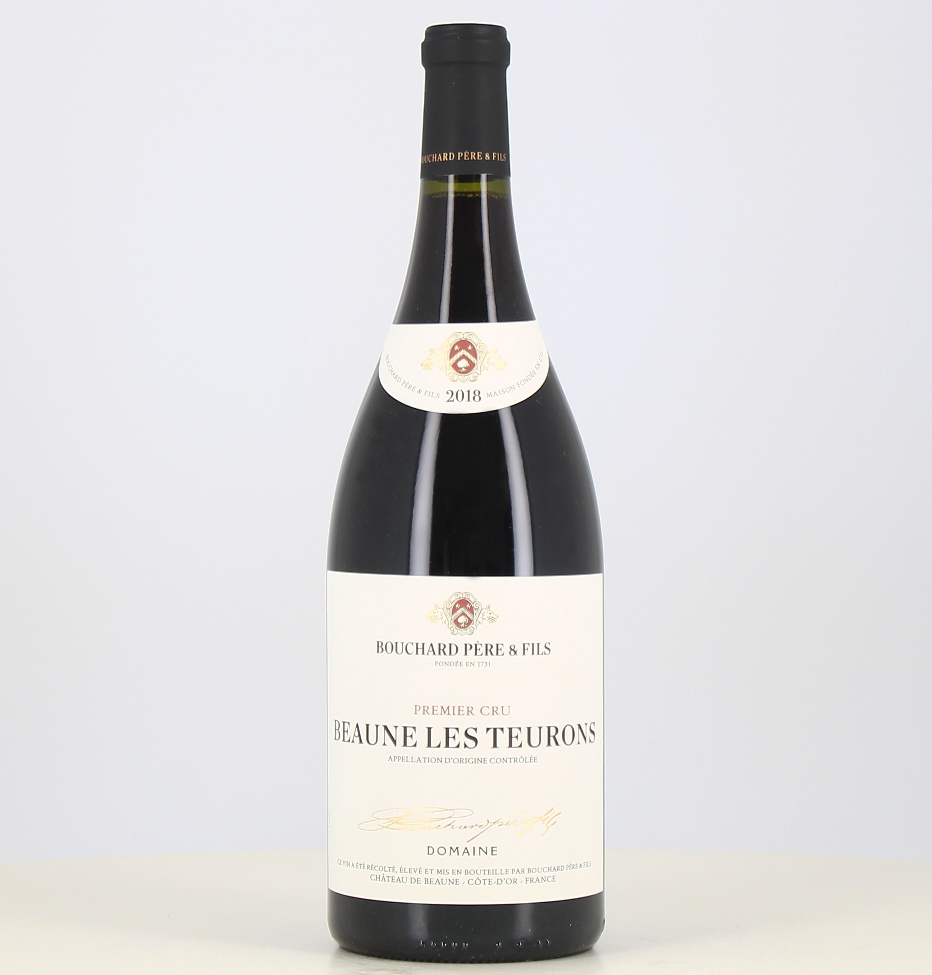 Magnum di vino rosso Beaune 1er cru Les Teurons Bouchard Père & Fils 2018 