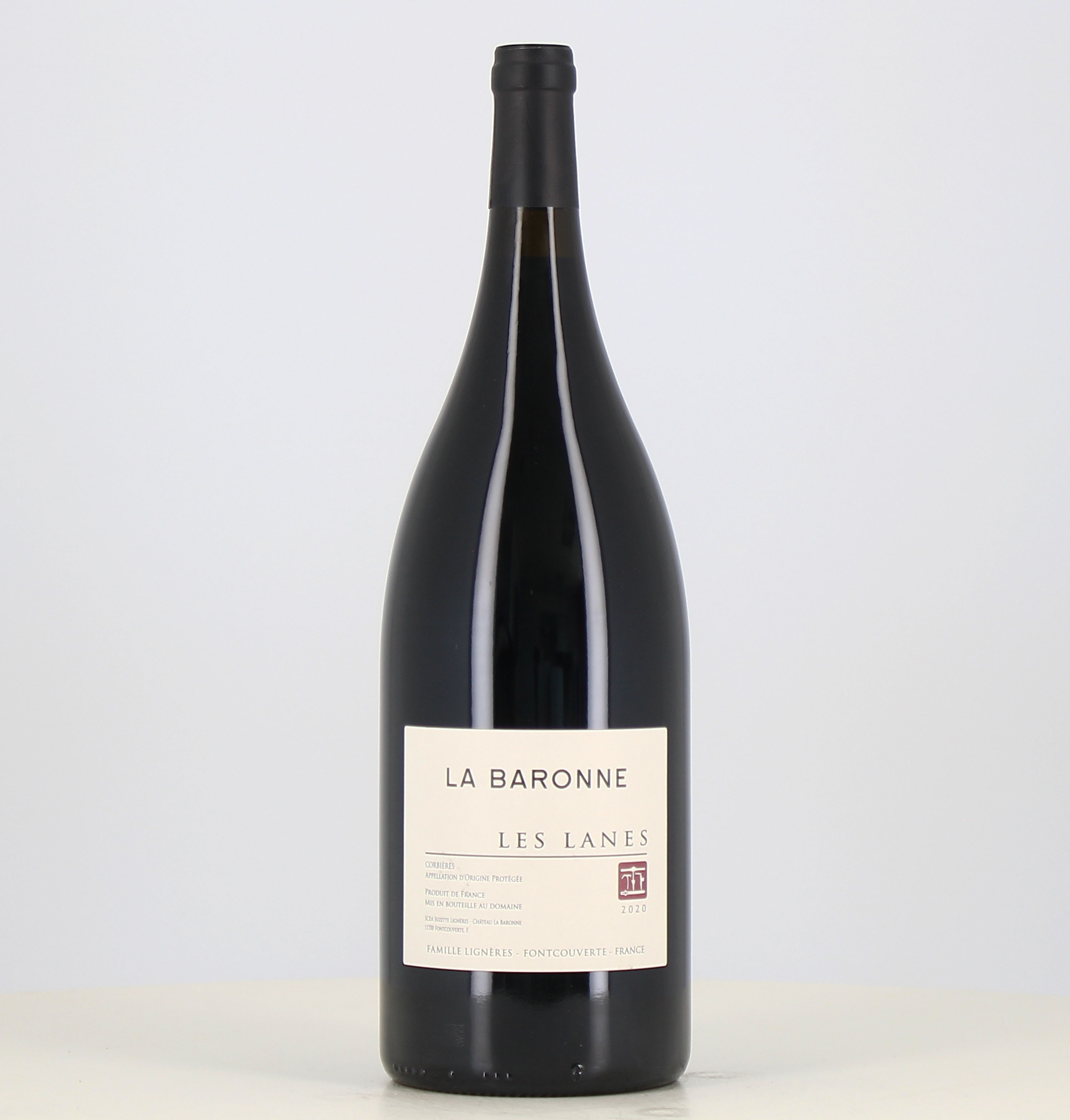 Magnum red wine La Baronne Les Lanes AOP Corbières 2020 