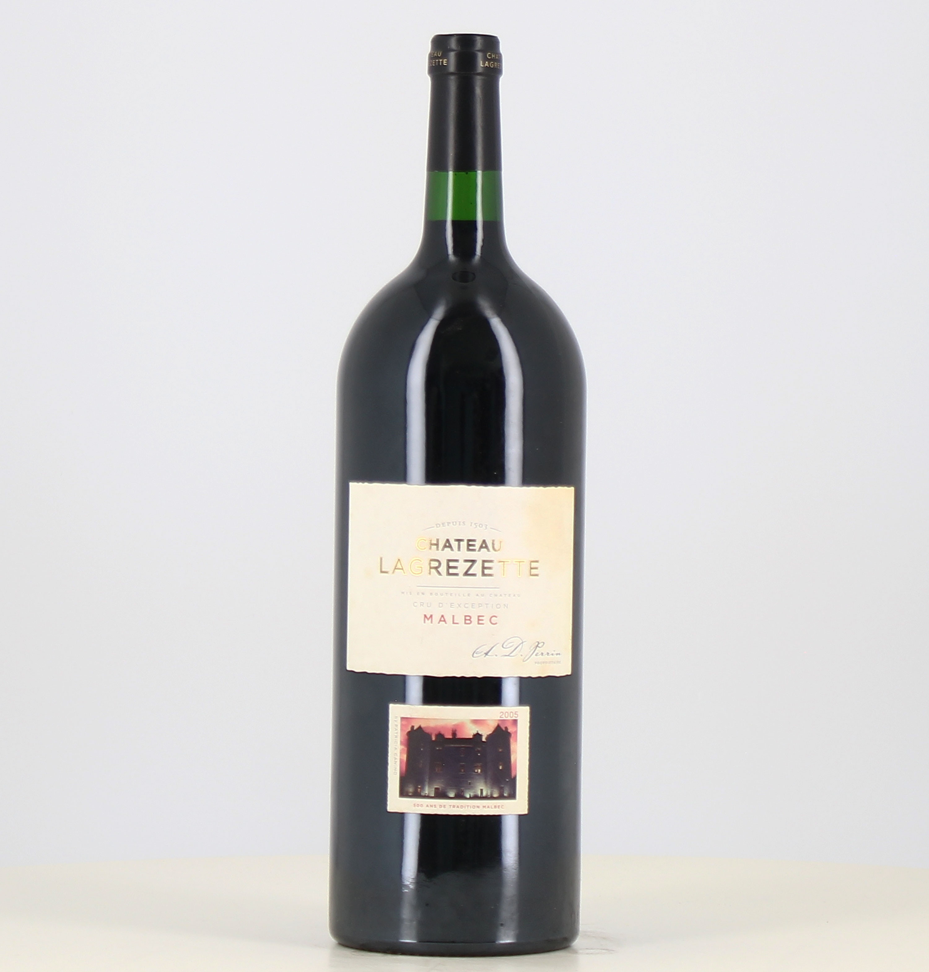 Magnum red wine Cahors Château Lagrezette 2005 Magnum red wine Cahors Château Lagrezette 2005