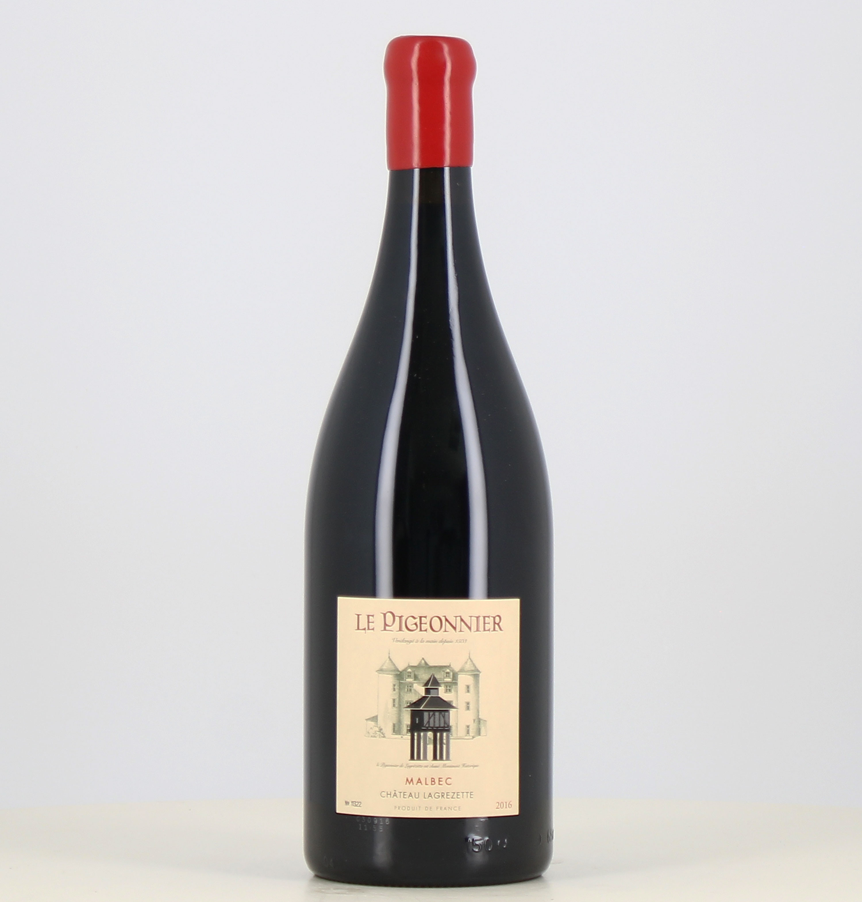 Magnum vino rosso cahors Château Lagrezette cuvée Le pigeonnier 2016 Magnum vino rosso cahors Château Lagrezette cuvée Le pigeonnier 2016