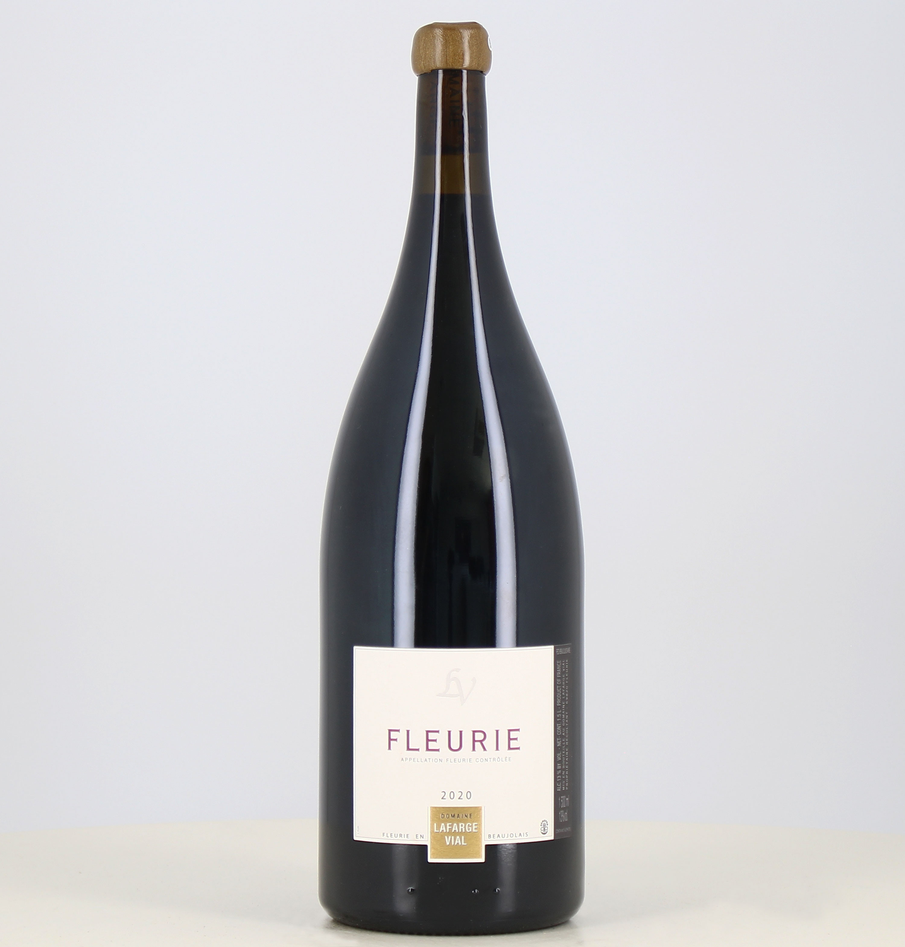Magnum of red wine Fleurie domaine Lafarge Vial 2020 Magnum of red wine Fleurie domaine Lafarge Vial 2020