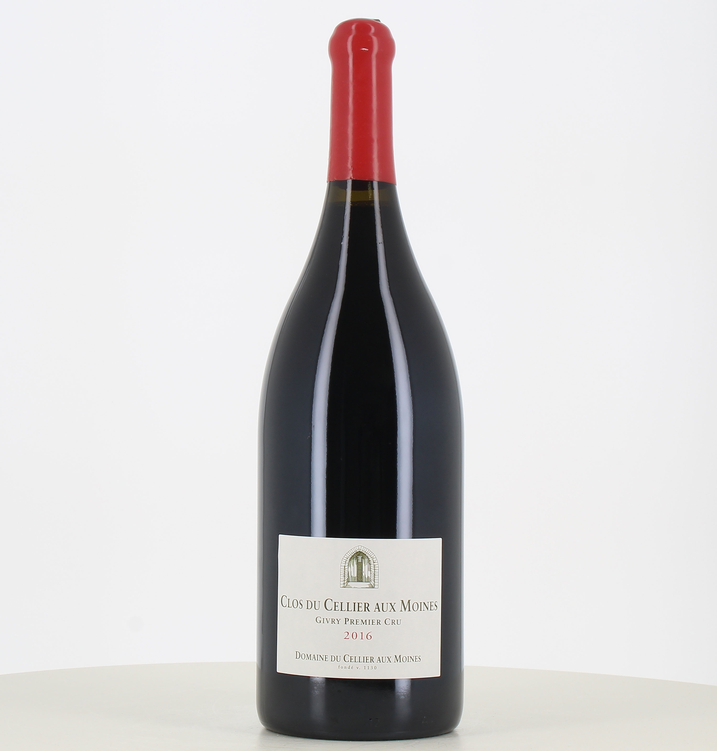 Jéroboam di vino rosso Givry 1er cru Clos du Cellier aux Moines 2016 