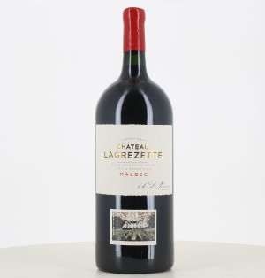 Methuselah red wine cahors Château Lagrezette 2018