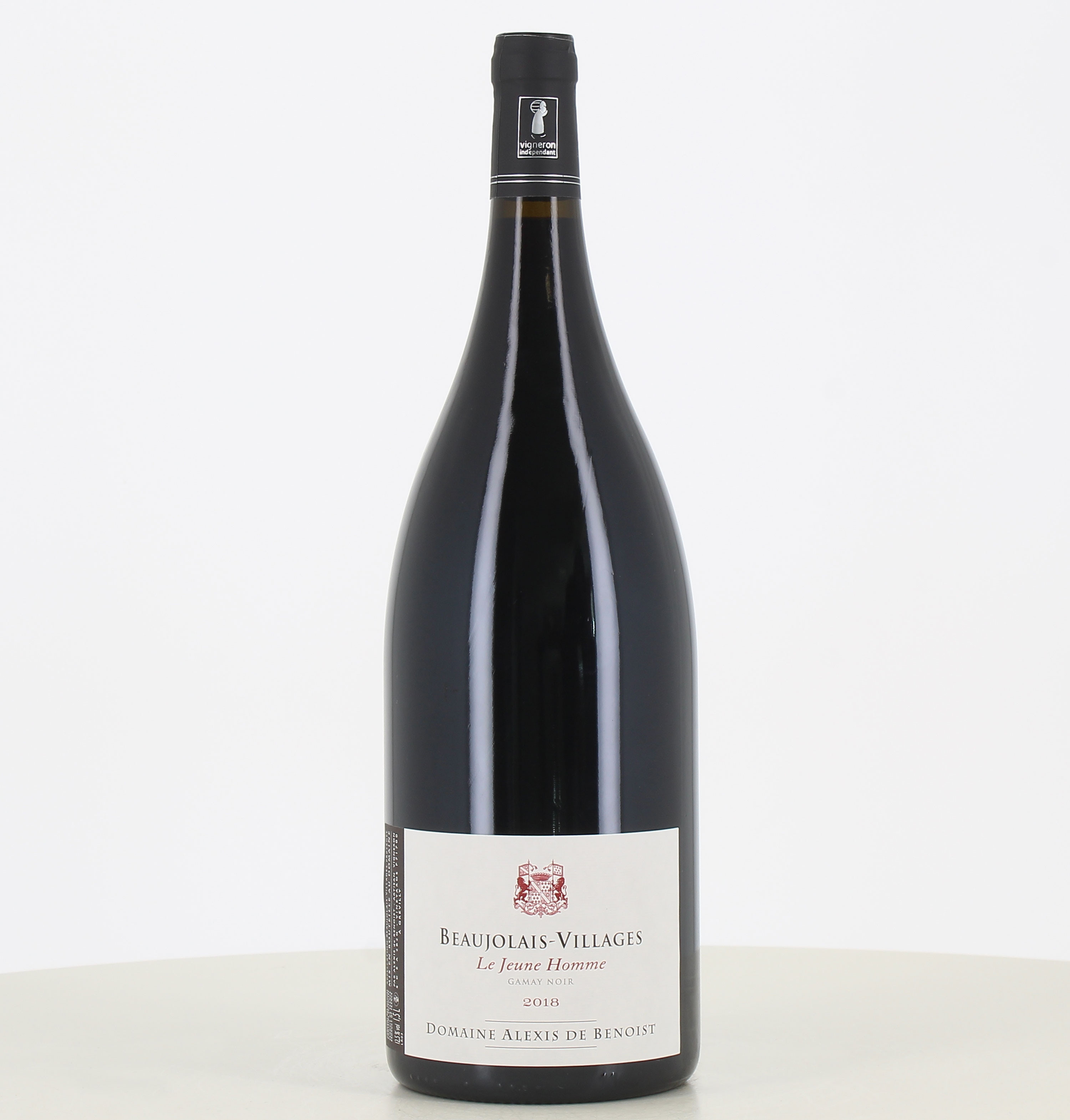 Magnum red wine Beaujolais-Villages Le Jeune Homme Domaine Alexis De Benoist 2018 