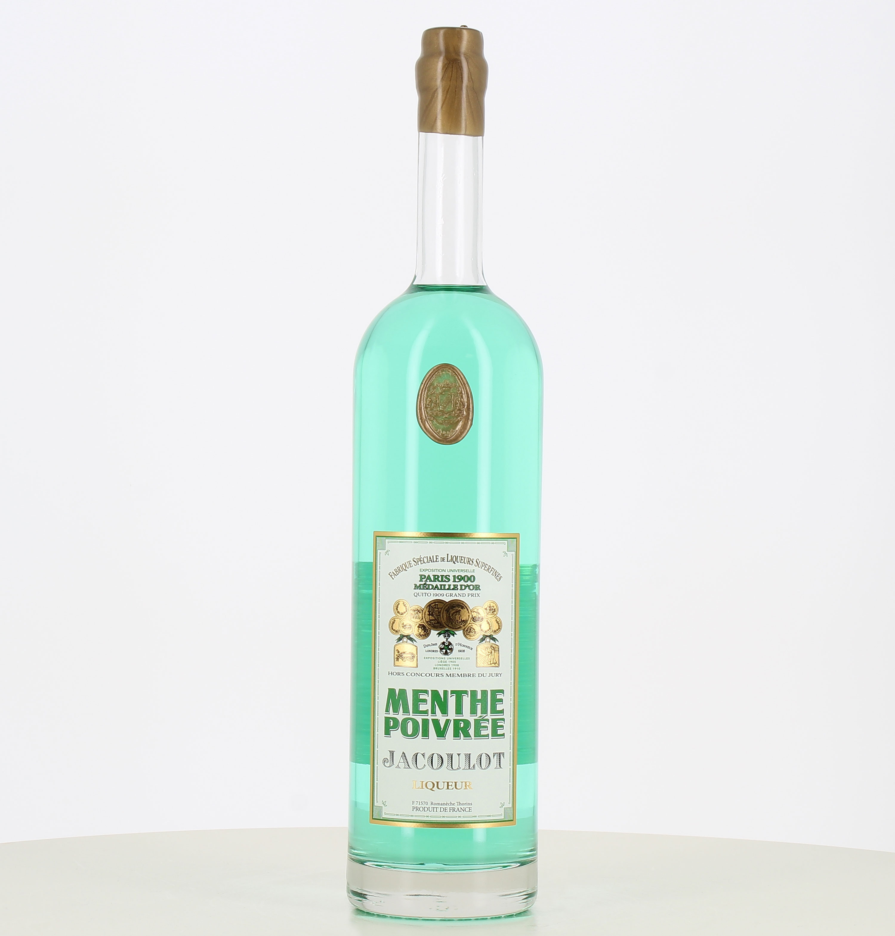 Magnum liqueur menthe poivrée Ariane Jacoulot 1,5L Magnum liqueur menthe poivrée Ariane Jacoulot 1,5L