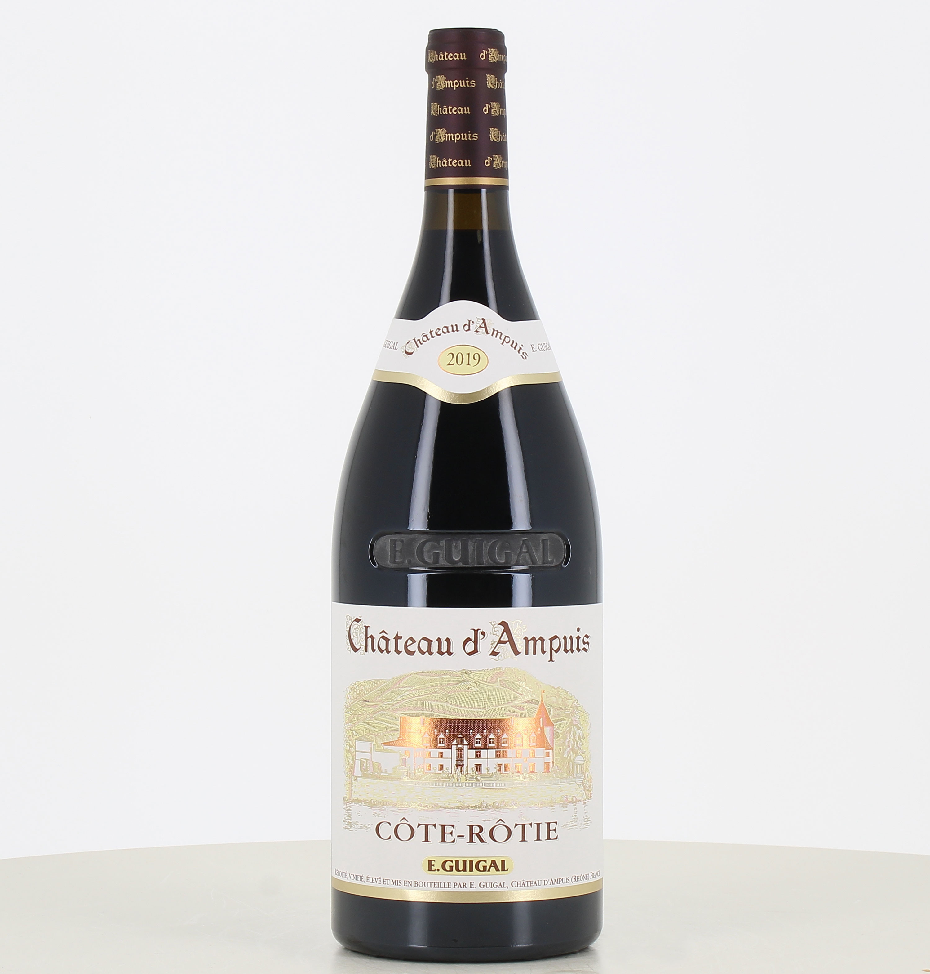 Magnum de vino tinto Côte-Rôtie Château d'Ampuis Guigal 2019. 