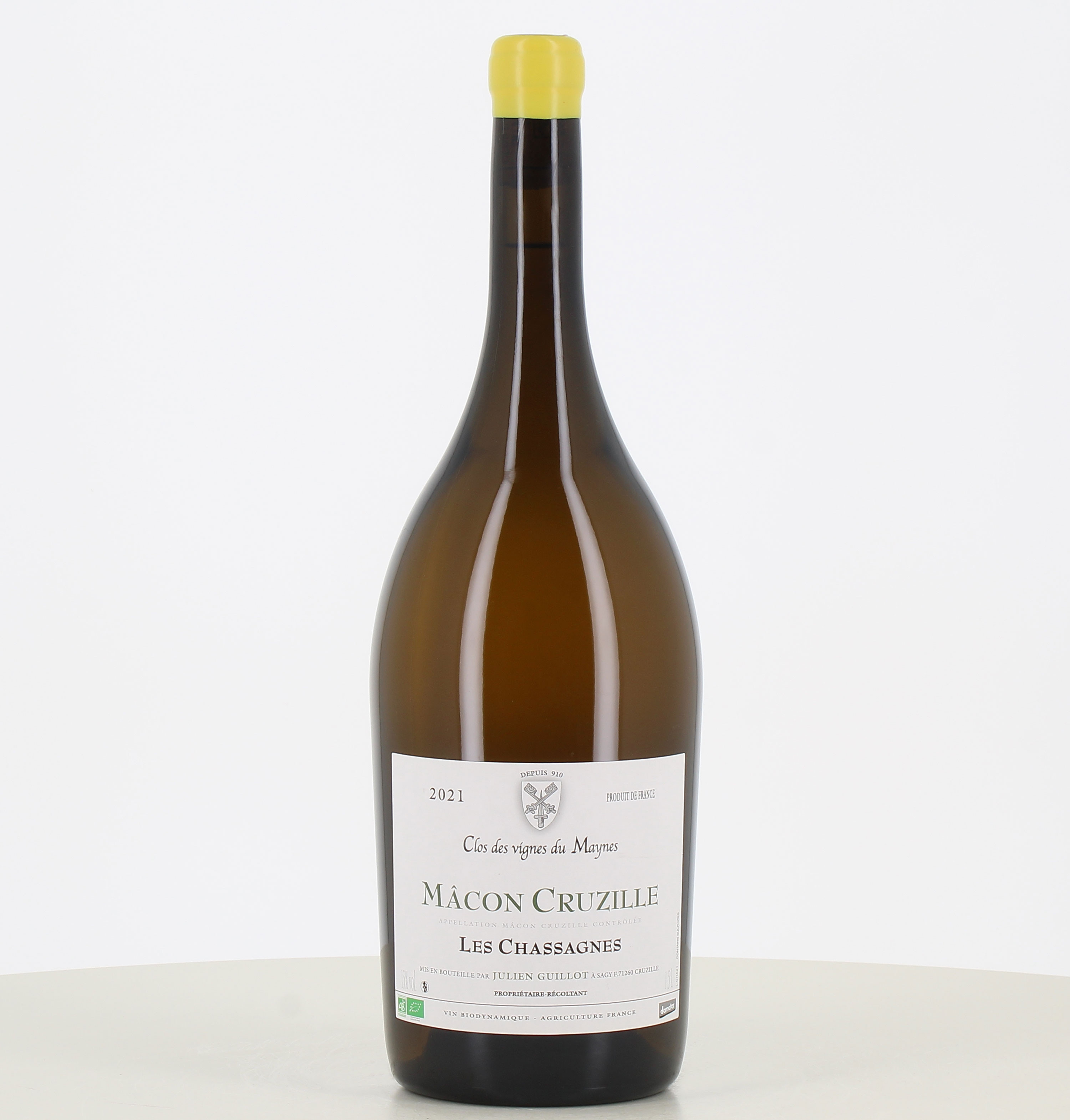 Magnum white wine Macon Cruzille Les Chassagnes 2021 Vignes du Maynes 