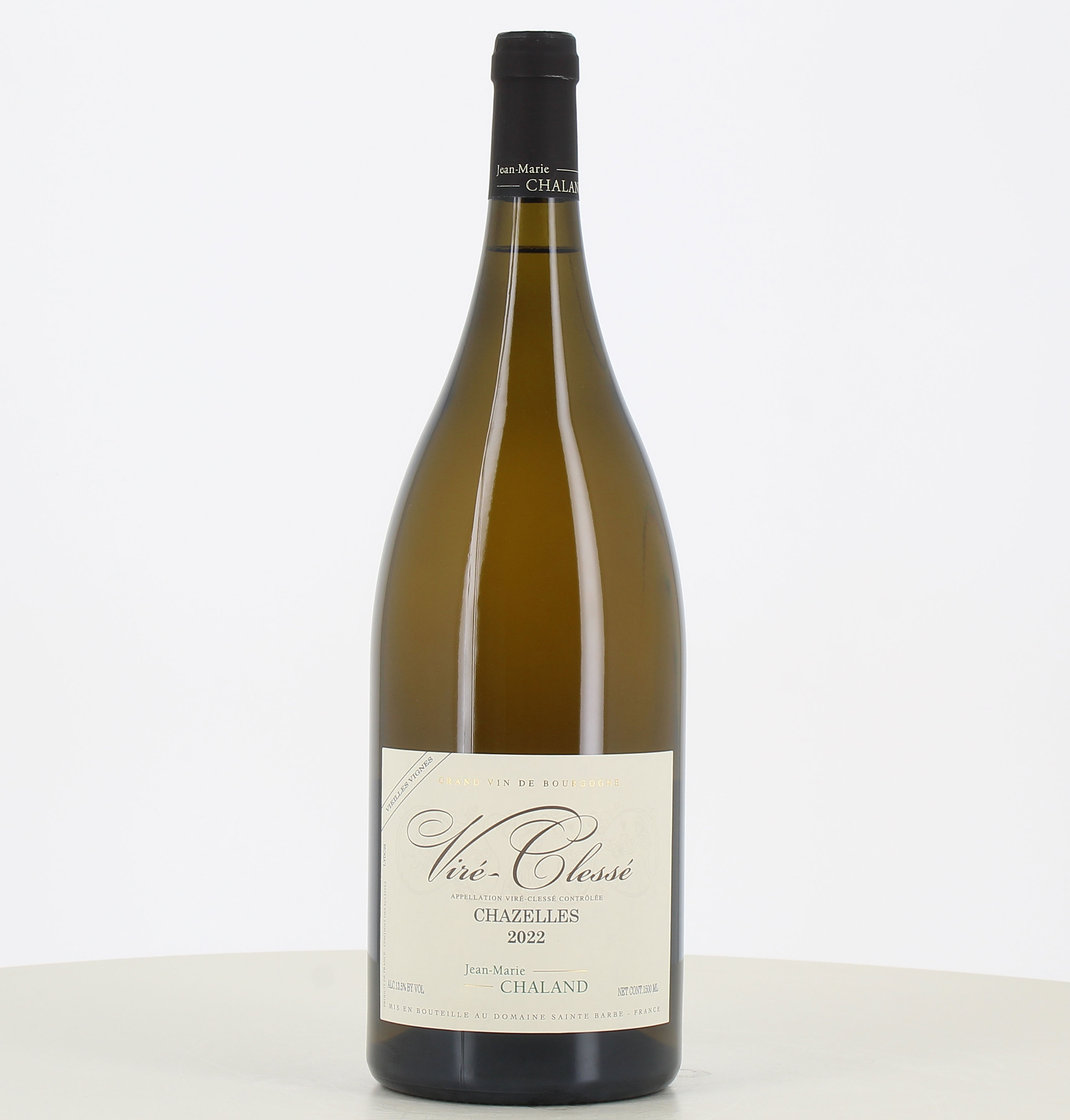 Magnum Viré Clessé Chazelle 2022 del Domaine Jean-Marie Chaland. Magnum Viré Clessé Chazelle 2022 del Domaine Jean-Marie Chaland.