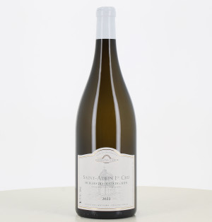 Magnum de vino blanco Saint Aubin 1er cru Murgers des Dents de Chien del dominio Larue 2022.