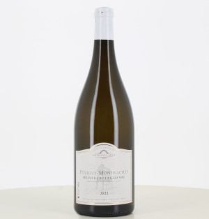 Magnum di vino bianco Puligny Montrachet 1er cru La Garenne del domaine Larue 2022.