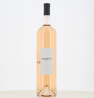 Jeroboam de vino rosado Minuty Prestige Côtes de Provence 2023.