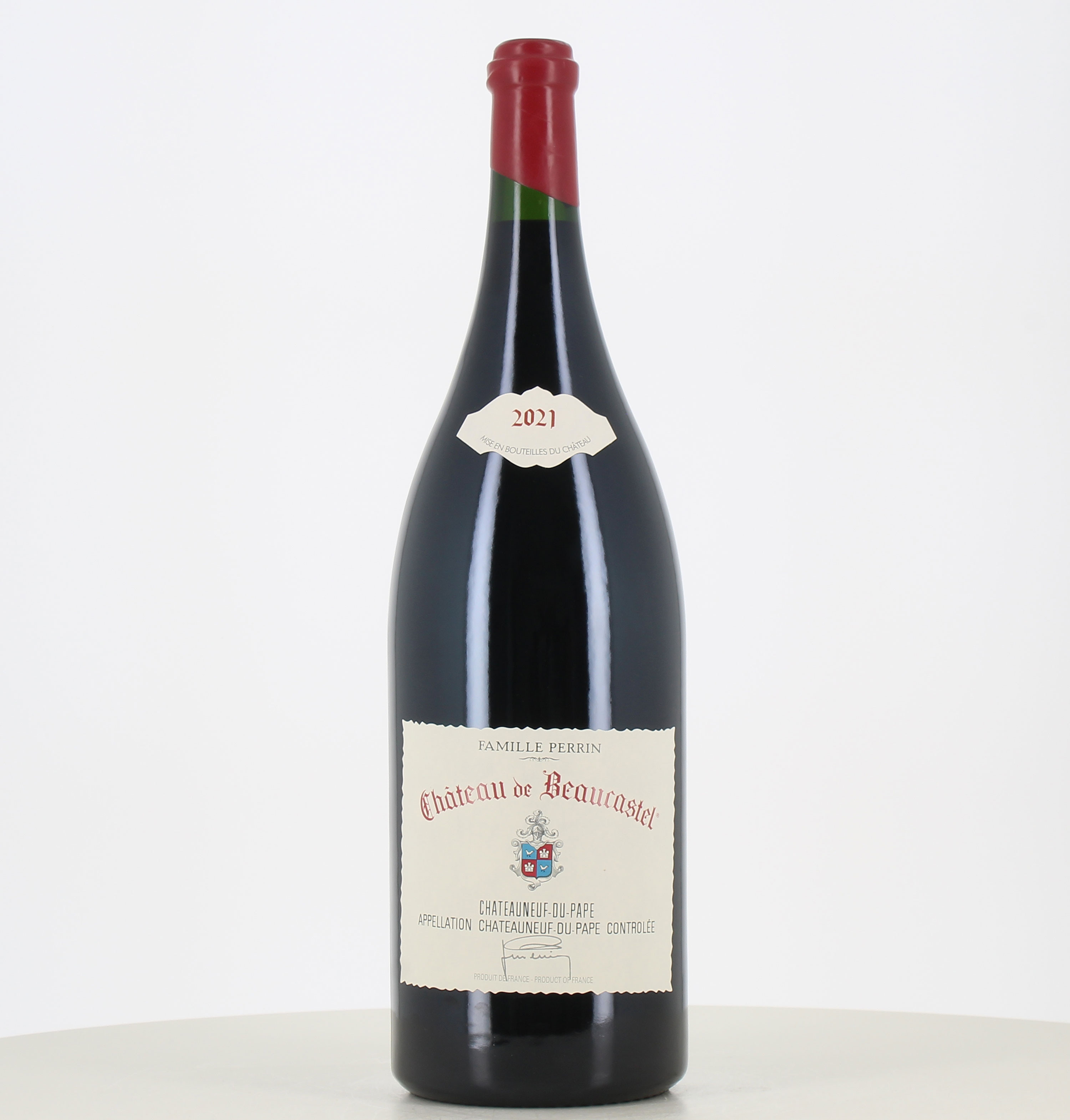 Jeroboam red wine Chateauneuf du Pape Château de Beaucastel 2021 