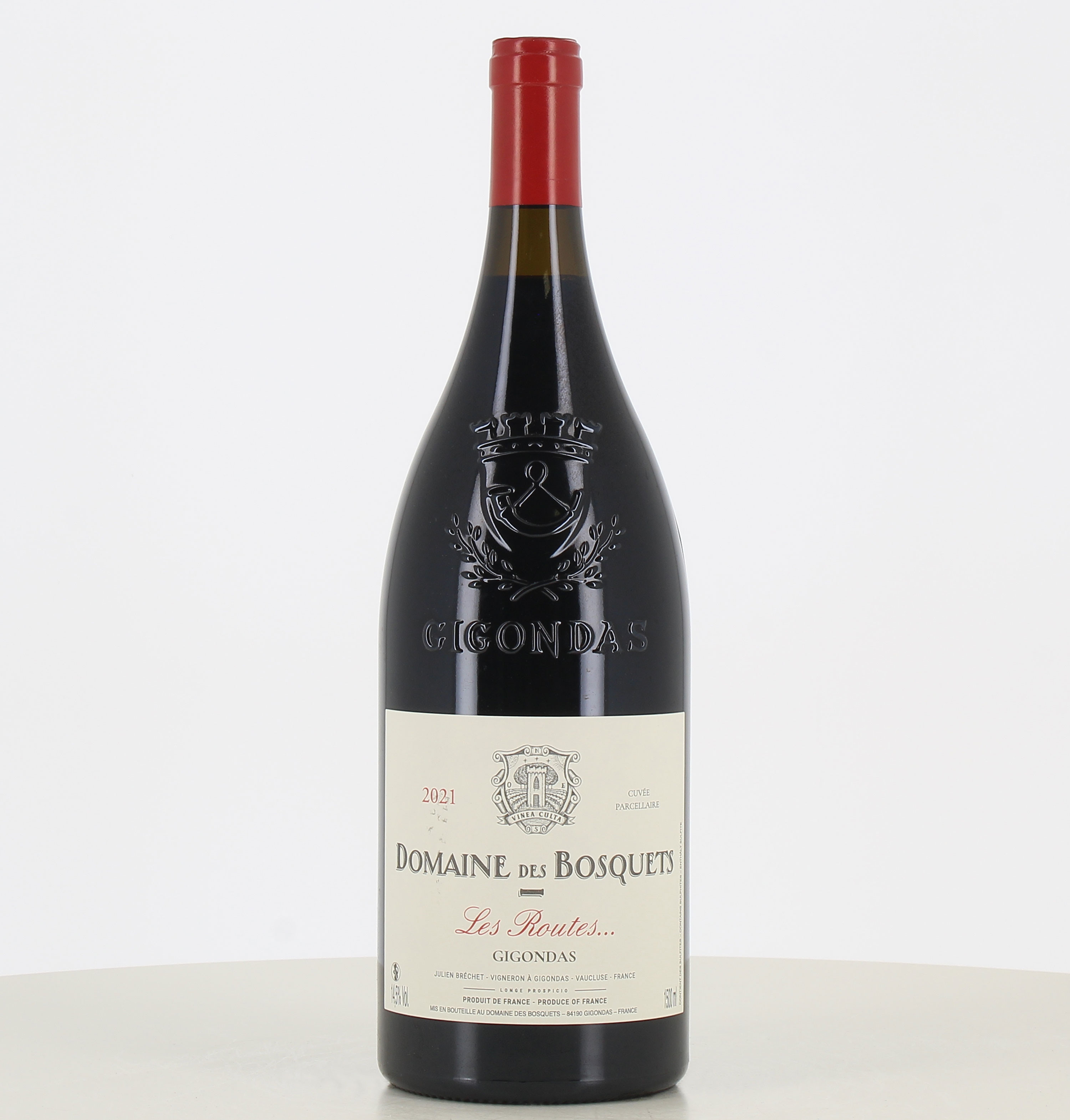 Magnum red wine Gigondas Les Routes Domaine des Bosquets 2021 