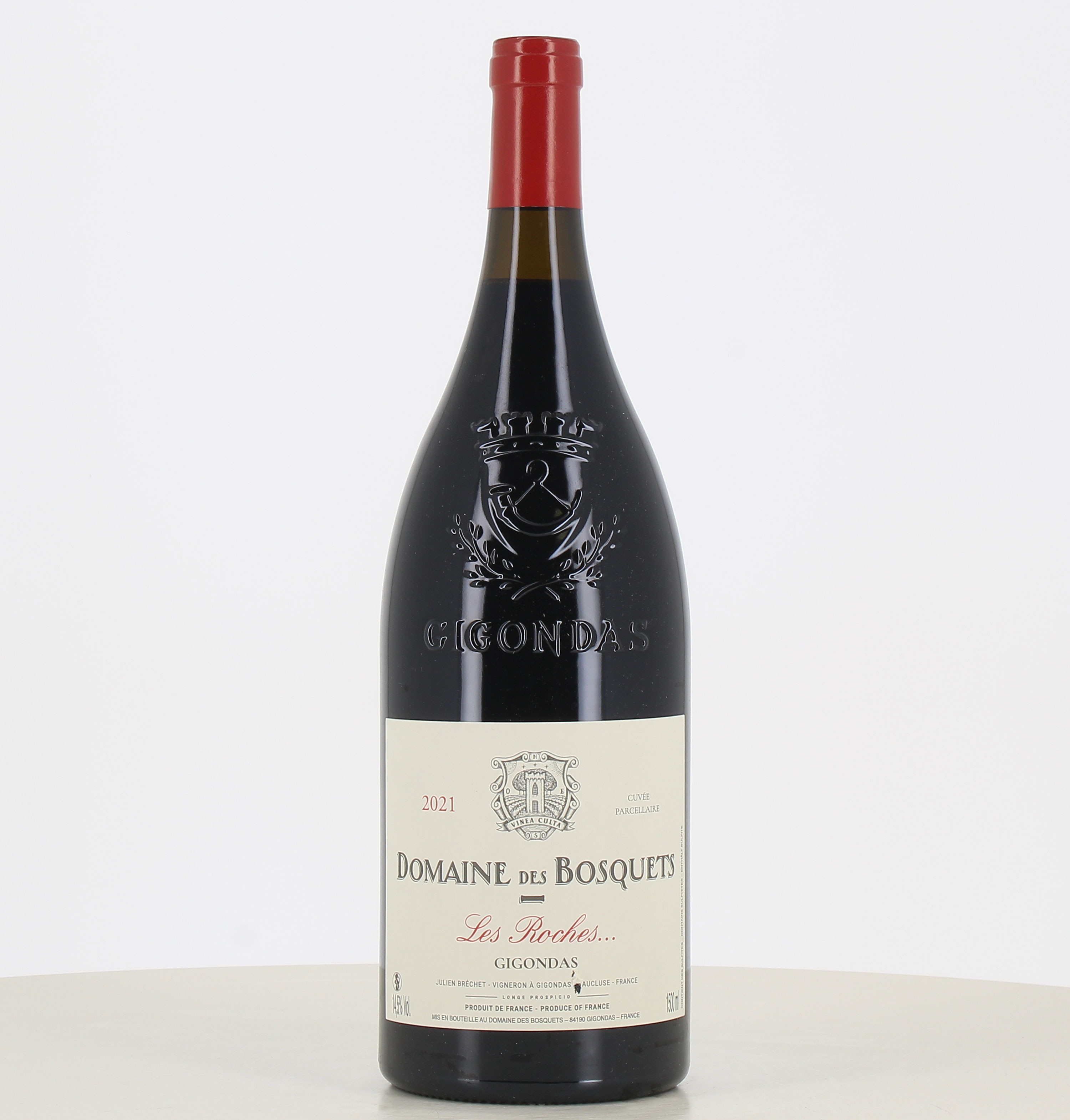 Magnum vin rouge Gigondas Les Roches Domaine des Bosquets 2021 Magnum vin rouge Gigondas Les Roches Domaine des Bosquets 2021