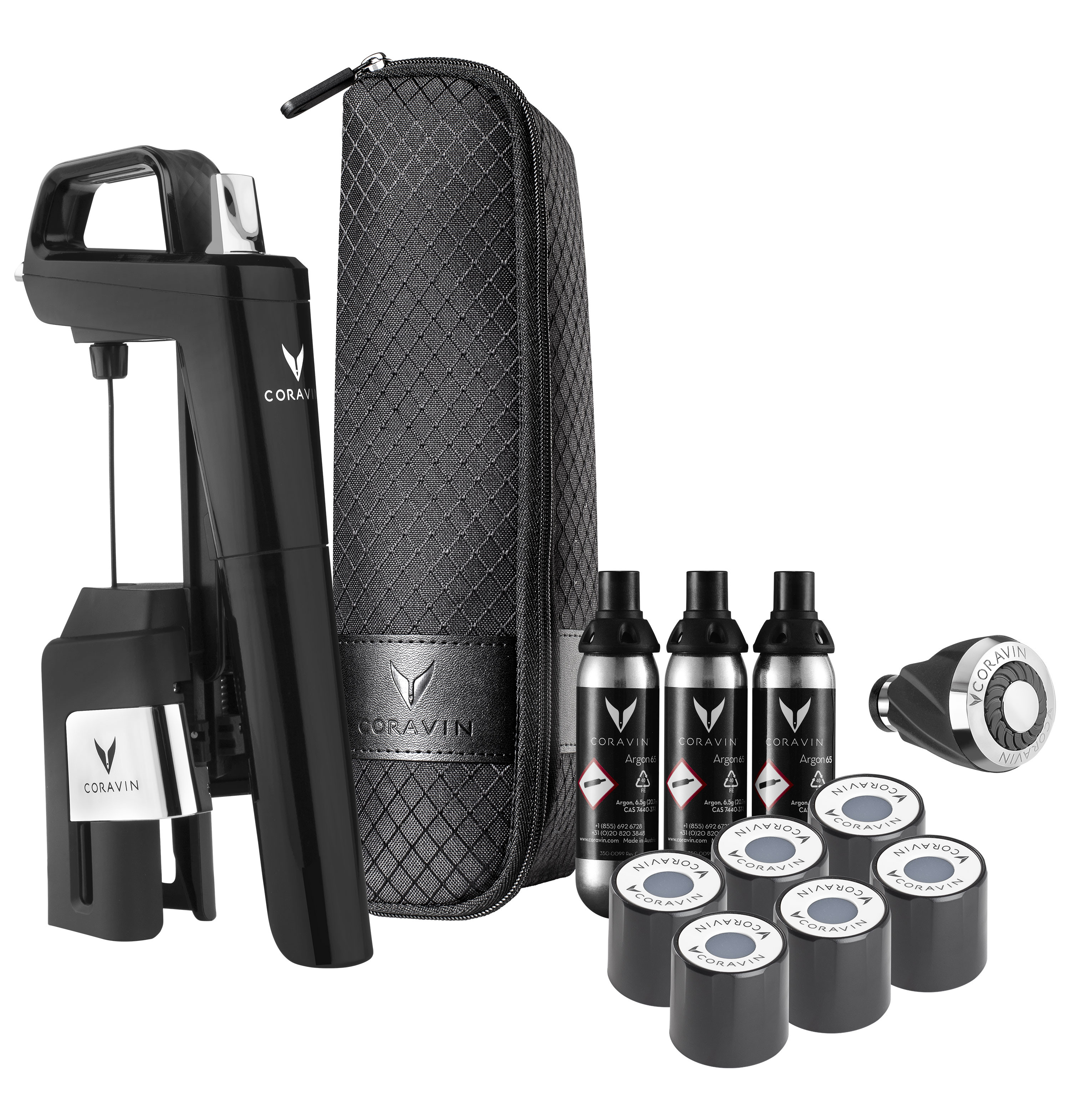 Wine Preservation System Coravin SIX+ Piano Black 