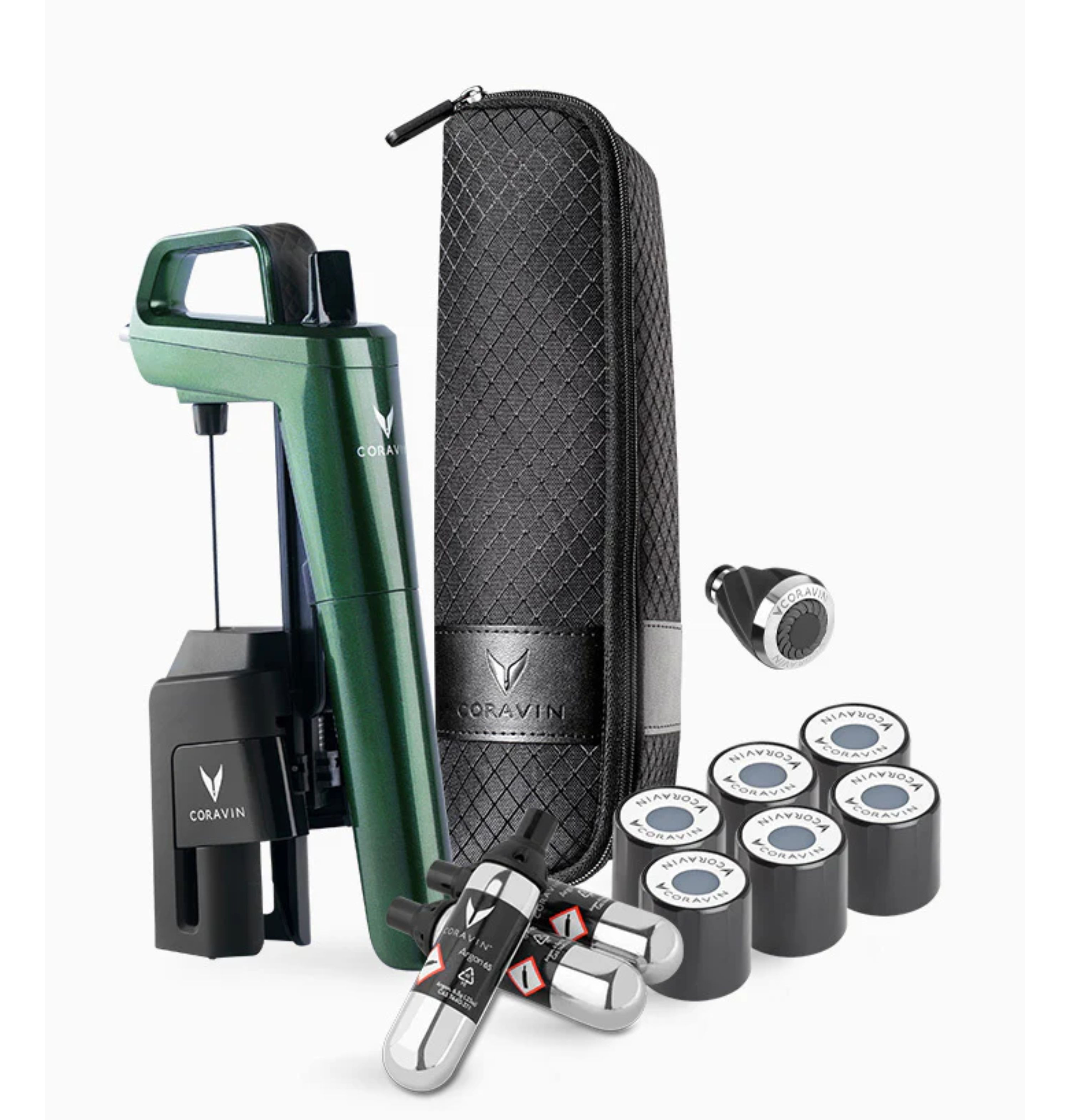 Système Préservation du Vin Coravin SIX+ Vert Forêt Système Préservation du Vin Coravin SIX+ Vert Forêt
