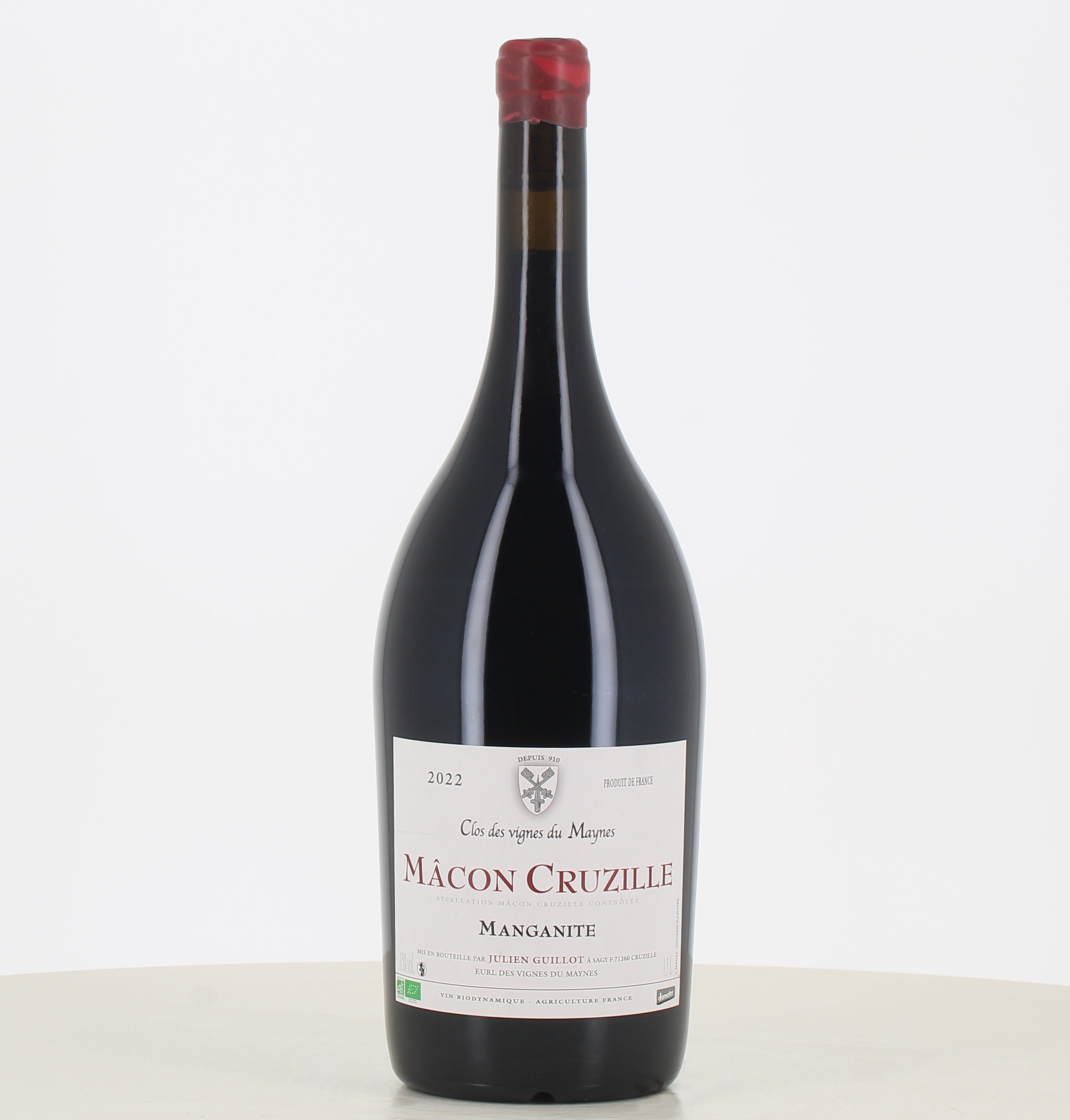 Magnum red wine Macon Cruzille Manganite 2022 Vignes du Maynes Magnum red wine Macon Cruzille Manganite 2022 Vignes du Maynes