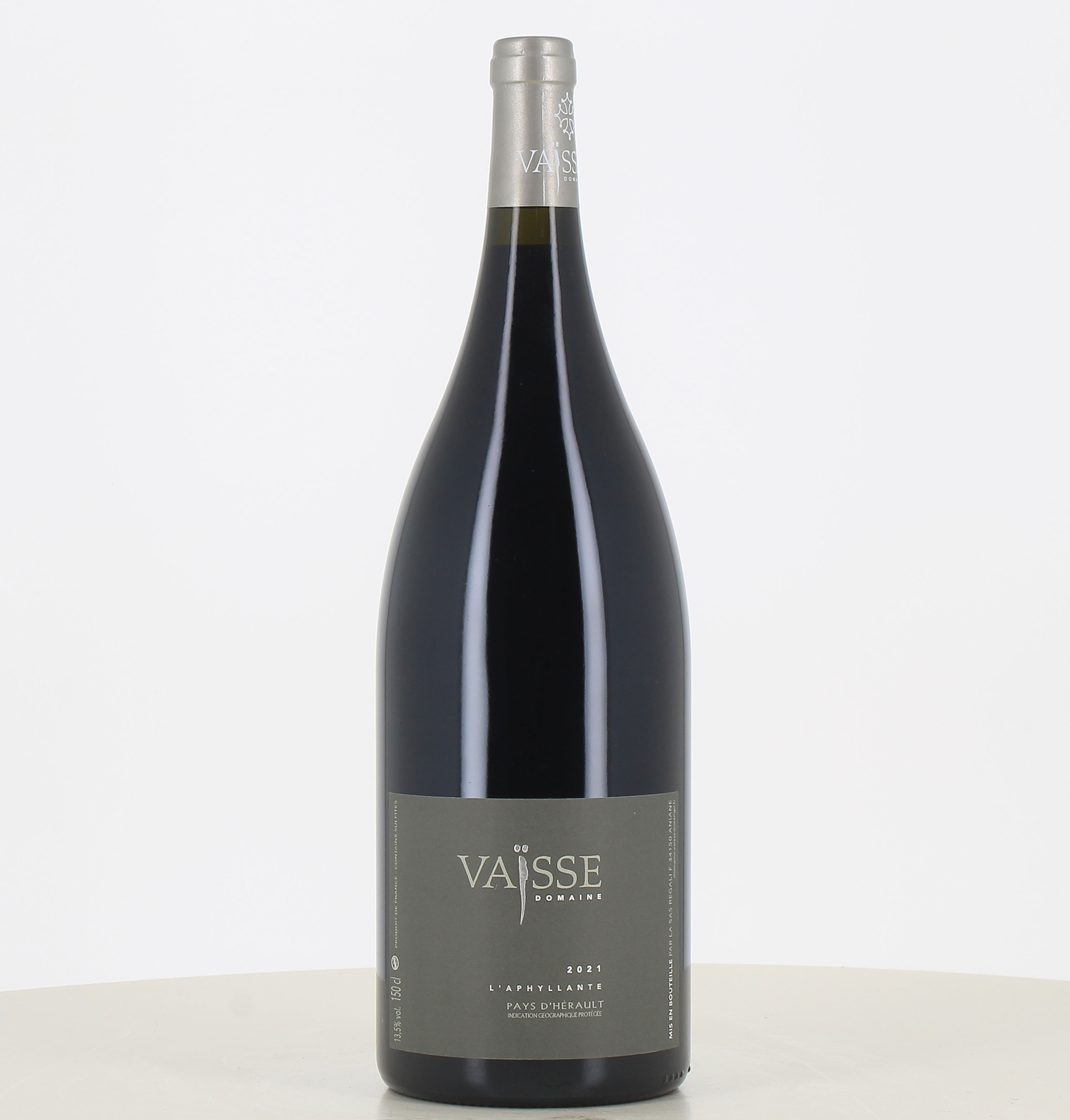 Magnum red IGP Pays d'Hérault L'Aphyllante Domaine Vaisse 2021 Magnum red IGP Pays d'Hérault L'Aphyllante Domaine Vaisse 2021
