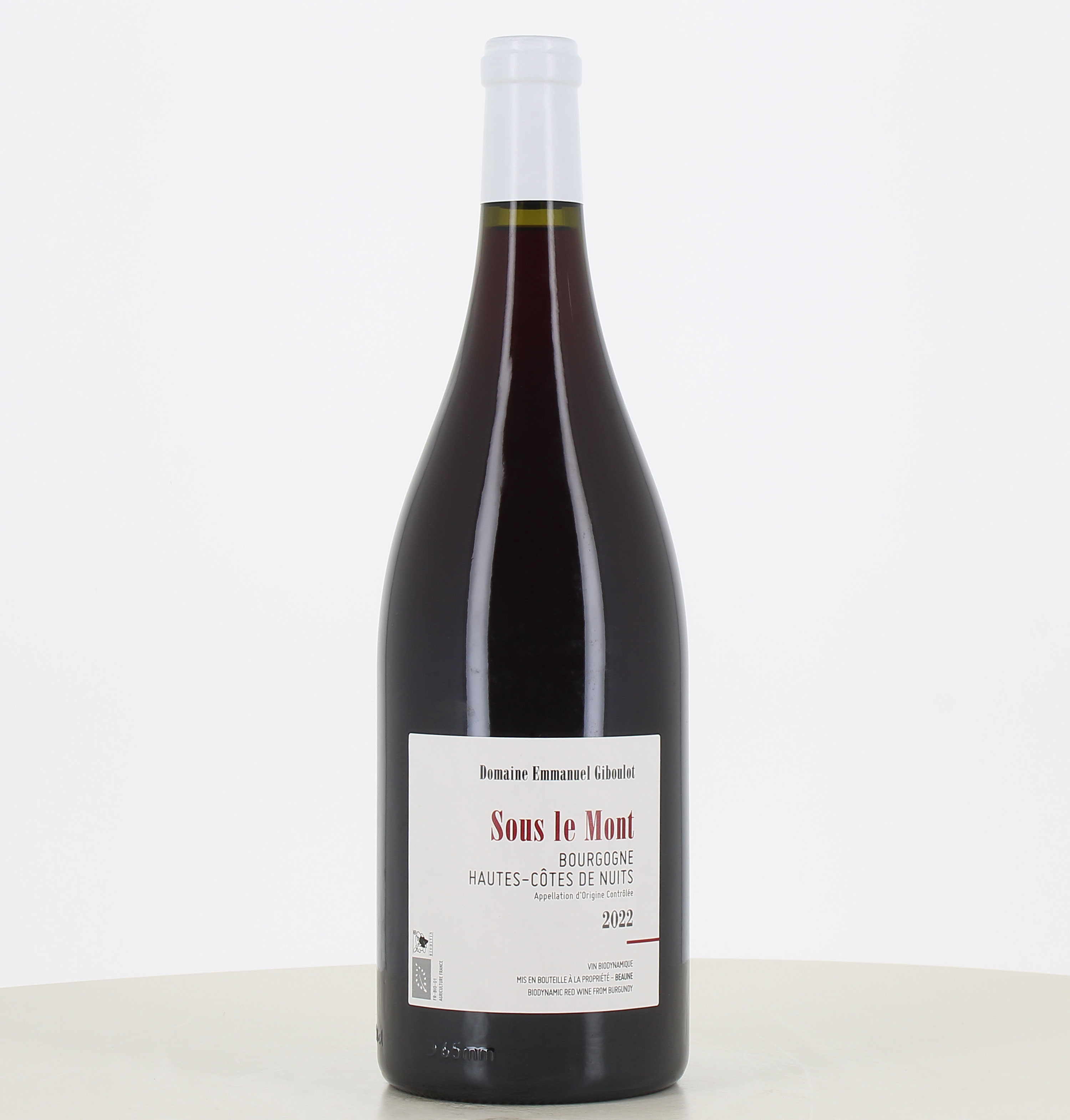 Magnum of red wine Côte de Nuits Sous le Mont 2022 Emmanuel Giboulot Magnum of red wine Côte de Nuits Sous le Mont 2022 Emmanuel Giboulot