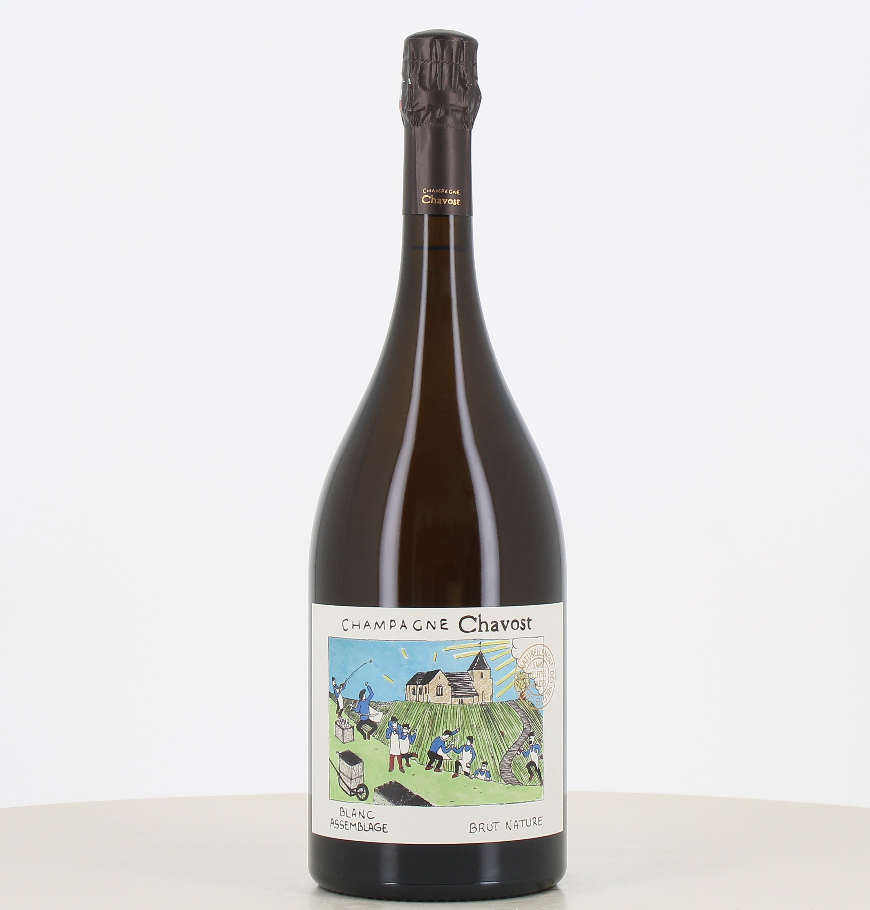 Magnum Champagne Blanc Assemblage Brut Nature Domaine Chavost Magnum Champagne Blanc Assemblage Brut Nature Domaine Chavost