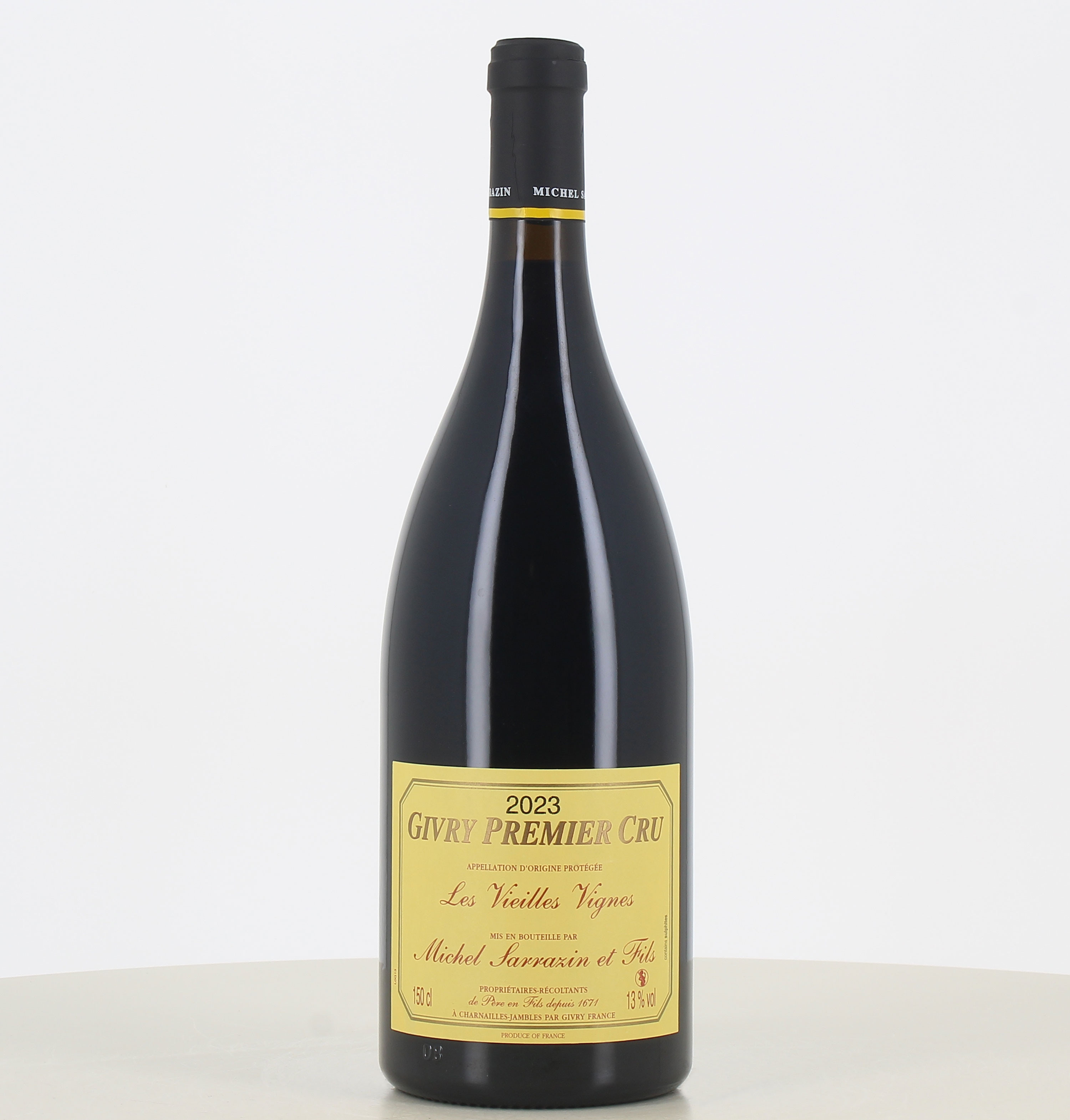 Magnum rouge Givry 1er cru Vielles Vignes Domaine Michel Sarrazin 2023 Magnum rouge Givry 1er cru Vielles Vignes Domaine Michel Sarrazin 2023