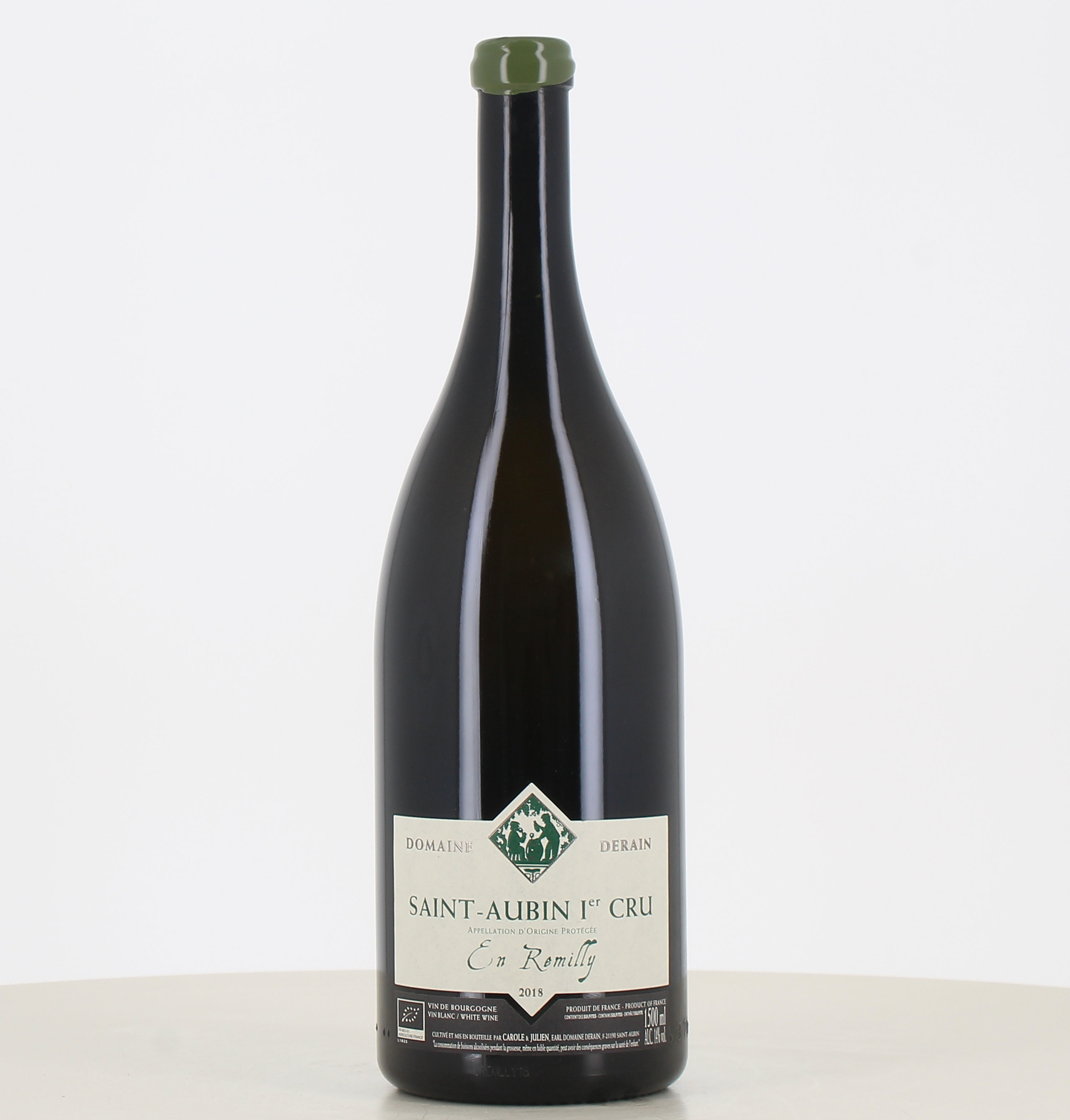 Magnum di Saint Aubin bianco 1er cru en Remilly 2018 del Domaine Derain 