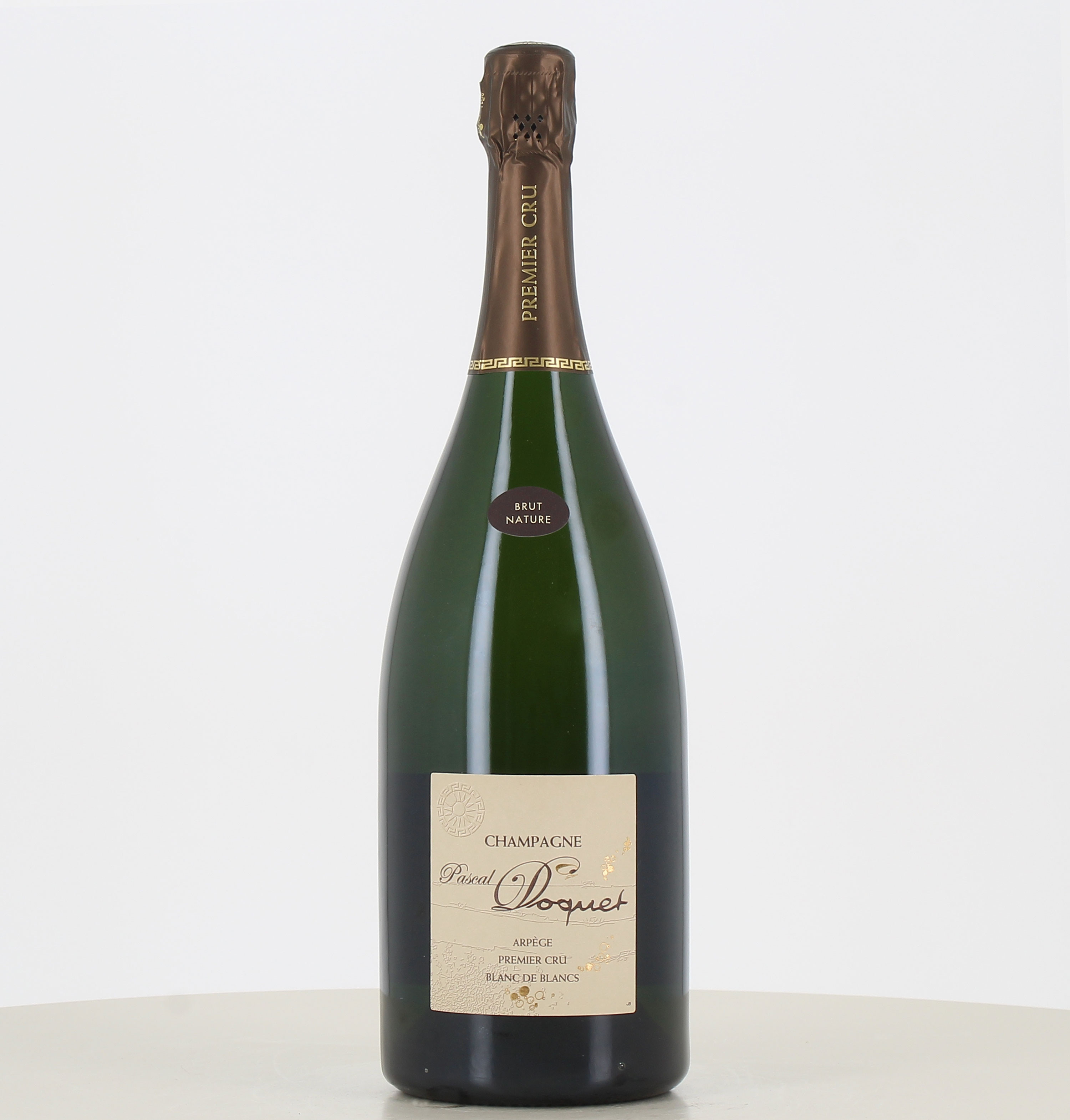 Magnum Champagner Arpège 1er Cru Blanc de Blanc Brut Nature von Pascal Doquet Magnum Champagner Arpège 1er Cru Blanc de Blanc Brut Nature von Pascal Doquet
