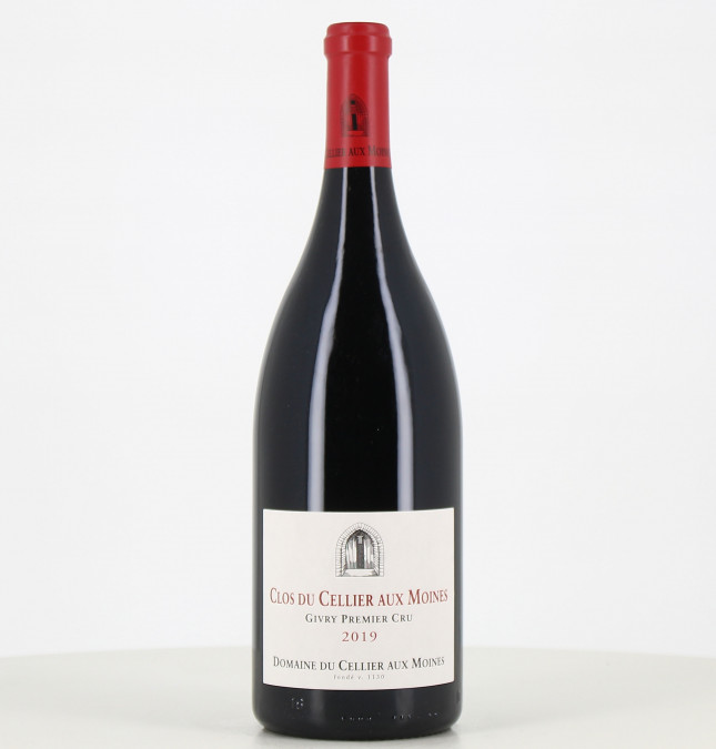 Magnum Givry 1er Cru Rouge Clos du Cellier aux Moines 2019Magnum Givry 1er Cru Rotwein Clos du Cellier aux Moines 2019 