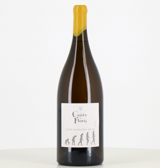 Magnum vin blanc Languedoc Lune Blanche Le Conte des Floris 2020 